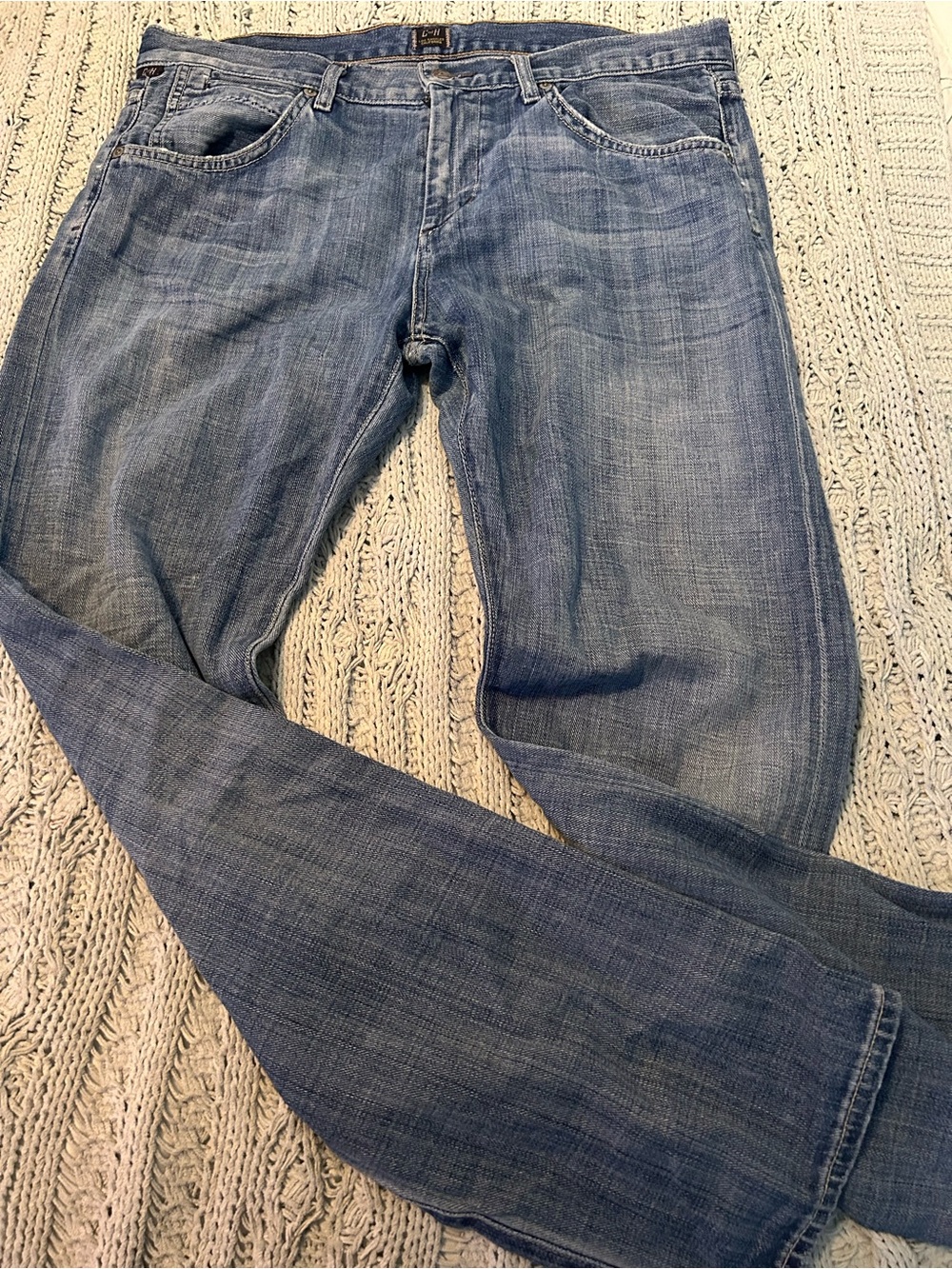 Citizens Of Humanity Light Blue Relaxed Tapered Jeans